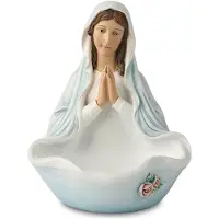 Melitt Sculpture de la Vierge Marie Statue de Rangement Ornements de Maison Statue D'Autel Catholique Religieux Saint Décoration de la Maison Multicolore