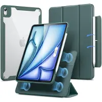 ESR tui pour iPad Air 11 pouces M2 (2024) iPad Air 6e/5e/4e g n ration (2024/2022/2020) 10,9 pouces avec porte-crayon, coque magn tique amovible