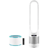 DUOKU Ventilateur Tour Sans pales--Vitesses Réglables-Minuterie-Filtration HEPA-Télécommande et Purification de l'air