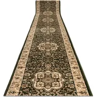 Rugsx Tapis de couloir HEAT-SET ROYAL AGY 0521 vert 70 cm 70x390 cm