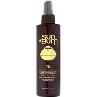 Sun Bum Huile bronzante hydratante SPF 15 | V gan et conforme la loi Hawaii 104 Reef Act (sans octinoxate ni oxybenzone), huile bronzante hydra