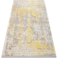 Rugsx Tapis CORE 3807 Ornament Vintage - structurel, deux niveaux de molleton, beige / or 160x220 cm