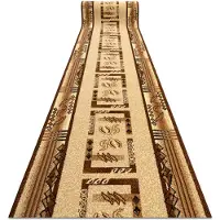 Rugsx TAPIS DE COULOIR BCF JAŚ beige 80 cm 80x450 cm