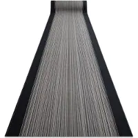 Rugsx TAPIS DE COULOIR ANTIDÉRAPANT CARNABY gris 80cm 80x220 cm