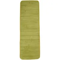 Typecat Tapis de sol absorbant antidérapant en mousse à mémoire de forme, 120 x 40 cm, pour cuisine, chambre à coucher, porte, tapis, moquette, vert olive