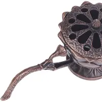 Exogio Porte-encens Lotus avec poignée, bâton creux, artisanat, décoration de la maison