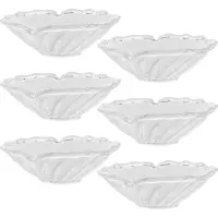 ABOOFAN 30Pièces Anneaux Protecteurs De Cire En Verre Pour Bougies Élégants