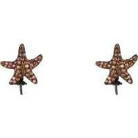 Lancaster Jla-ear-star4 Earrings Doré Femme