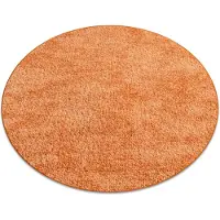 Rugsx TAPIS cercle SERENADE orange cercle 100 cm