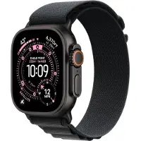 Apple Watch Ultra 3 GPS + Cellulaire 49 mm Boîtier Titane Noir MF0X4 Bracelet Alpine Noir Taille L