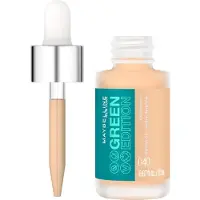 Maybelline Green Edition Superdrop Tinted Oil Base Makeup Fond de teint couvrance naturelle ajustable formul avec de l'huile de jojoba et de m