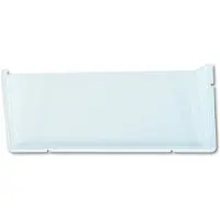 Deflecto Classeur mural incassable DocuPocket, format l gal, transparent, pochette simple, 43,2 x 7,6 x 16,5 cm (64301)