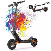 JOYOR S5 - Trottinette électrique Pliable - ABE - Moteur 500W Batterie - Max 20km/h - 48V 13AH Pneus de 10 Pouces - Noir