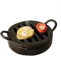 Torribaly Plateau d'encens pour barbecue, support unique, brûleur décoratif pour la maison, le bureau, pour la méditation, le yoga, l'étude