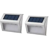 Lumisky Projecteur solaire mural extérieur étanche - - 3 LED blanches - 2 modes d'éclairage