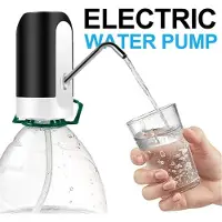 Jojomino Pompe à eau blanche/noire, chargement USB, interrupteur automatique, distributeur de boissons, boisson en un clic