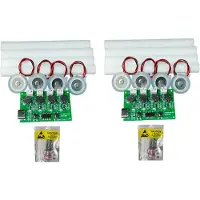 Torribaly 2X Module D'Humidificateur à Quatre PulvéRisations, Carte de Commande de L'Humidificateur, Carte de Pilote D'Atomiseur, Module D'Humidification à