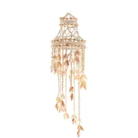 Jojomino Pendentif Conque Coquillage Carillon à Vent Ornement Suspendu Décoration Murale Pendentif Suspendu Créatif Ornement Suspendu Élégant Suspendu