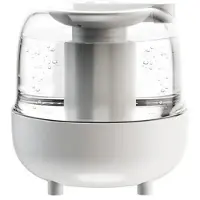Torribaly Humidificateur d'air USB 4 L, aromathérapie, purificateur d'air domestique avec lampe LED, brumisateur de bureau, blanc