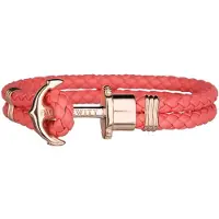 Paul Hewitt Bracelet - - Cuir Rose - Femme - Or Rose - Élégant et Décontracté