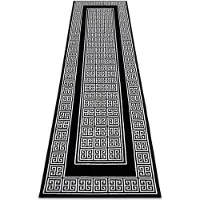 Rugsx Tapis, le tapis de couloir GLOSS moderne 6776 85 élégant, cadre, grec noir / ivoire 60x300 cm