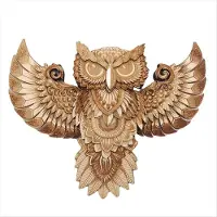 Typecat Hibou en bois, décoration murale en bois, ornement pour la maison