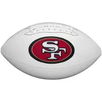 Wilson Ballon de football autographi NFL Live Signature - Taille officielle des 49ers de San Francisco
