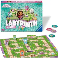 Ravensburger Gabbys Dollhouse Labyrinth Junior Jeu de socit| Casse-tte engageant pour les enfants et les familles | Jeu de puzzle de labyrinth