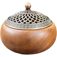 Exogio Poêle à bois pour cônes et bobines, décoration de chambre pour méditation et yoga