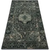 Rugsx Tapis en laine POLONIA Dukato Ornement iron vert 200x300 cm