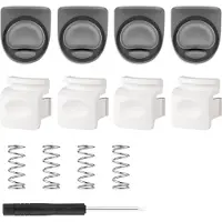 Typecat Lot de 4 bouchons de rechange compatibles avec les joints en silicone FreeSip 24 oz et 32 oz, avec tournevis à ressort