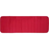 Typecat Tapis de sol absorbant et antidérapant en mousse à mémoire de forme, 120 x 40 cm, pour cuisine, chambre à coucher, porte, rouge date