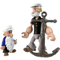 Boss Fight Studio Popeye Poopdeck Pappy Figure Wave 02 Multicolore