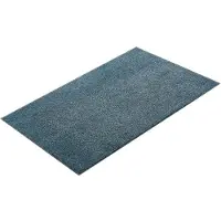 DUOKU Tapis d'Entrée - - Paillasson Intérieur Extérieur - Antidérapant PVC - Lavable - Bleu Ardoise