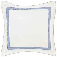 Laura Ashley Housse de coussin Euro Mila, 26 x 26, bleu