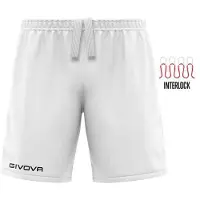 Givova Short Capo Interlock - white