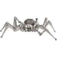 Torribaly Horloge m?canique pliable style steampunk, d?coration de bureau en acier inoxydable et fer, mod?le d'insecte