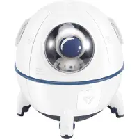 Typecat Humidificateur d'air et diffuseur de parfum électrique pour astronaute, vaisseau spatial, aromathérapie, blanc