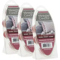 Yankee candle Home Sweet Home Wax Melts 6 unit s (paquet de 3) Id al pour une utilisation dans tous les chauffe-cire Parfait pour la fabrication