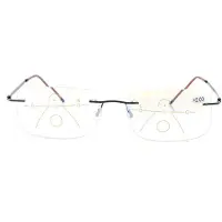 MaxPower (1) Lunettes de lecture sans monture, verres en résine pour presbytie multifocale progressive