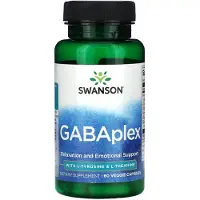 Swanson Health GABAplex Avec L-Tyrosine & ; L-Théanine, gélules, 60 pcs