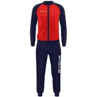 Givova Cuba Tracksuit Rouge,Bleu S Homme