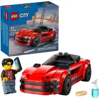 LEGO City Voiture de sport rouge - Jouet de construction pour enfants gar ons et filles de 5 ans et plus - Cadeau ducatif pour les anniversaires