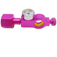Zandona Adaptateur de Recharge pour Bouteille de Co2 Compatible avec (Terra DUO Art) Rose, Connexion Rapide pour Bouteille de Co2 CGA320.