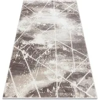 Rugsx Tapis CORE 1818 Géométrique - structurel, deux niveaux de molleton, ivoire / blanc 160x220 cm