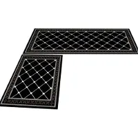 Jojomino Lot de 2 tapis de sol de cuisine épais et rembourrés, résistants et confortables, imperméables