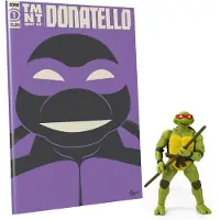 The Loyal Subjects Tortues Ninja Figurine Et Comic Book Bst Axn X Idw Donatello Exclusiv