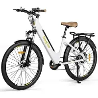 Eleglide Vélo Électrique - - T1 Step-Thru - 27,5 pouces - 36 V 13 Ah - Autonomie 100 km