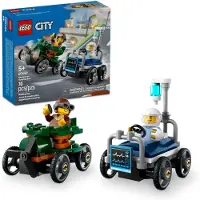LEGO City Pack Avion vs Voiture de course avec lit d'h pital - Jeu de construction pour gar ons et filles de 5 ans et plus - Cadeau d'anniversair