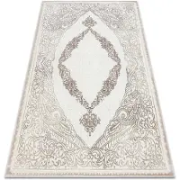 Rugsx Tapis CORE 8111 Ornament Vintage - structurel, deux niveaux de molleton, beige 120x170 cm